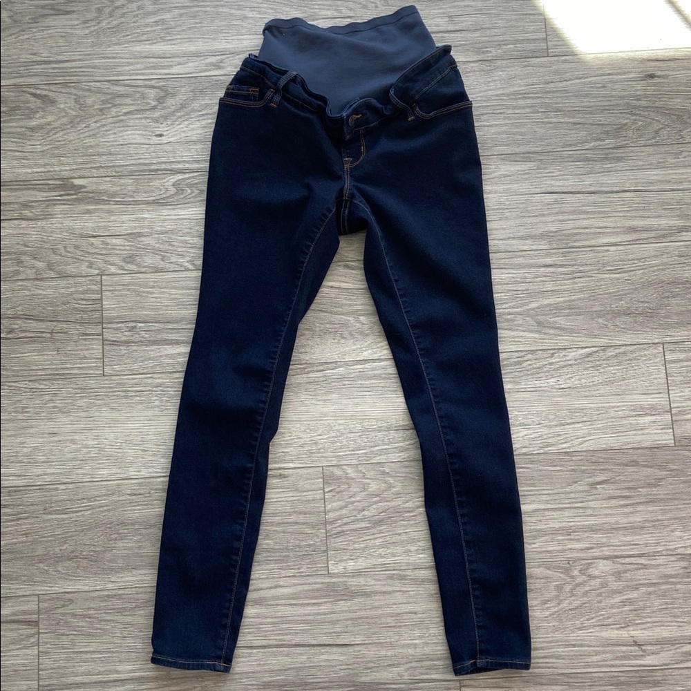 Old Navy Maternity Rockstar Jeans in Dark Blue